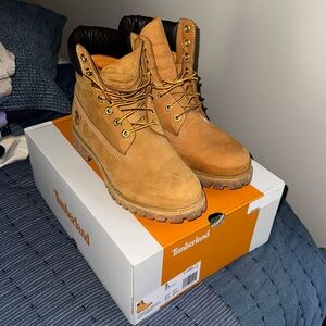 Timberland Premium 6in Waterproof Boot Wheat Nubuck